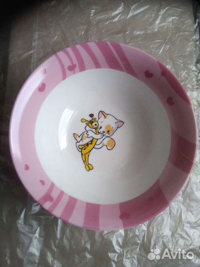 Тарелка детская, объем 400 мл, новая