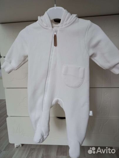 Комбинезон из футера для малыша 62р