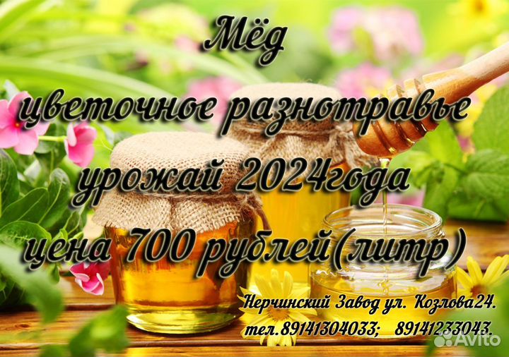Цветочный мед 2024
