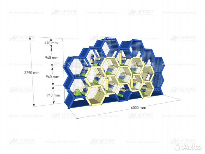 Лабиринт Соты лбс-1, детская игровая зона