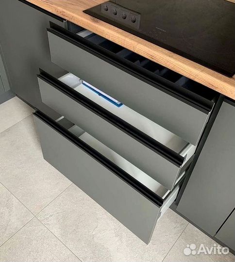 Современная кухня на заказ мдф фасады