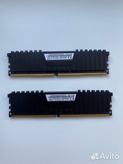 Оперативная память corsair Vengeance LPX -32 gb