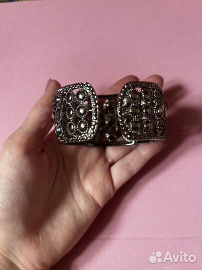 Браслет широкий под металл