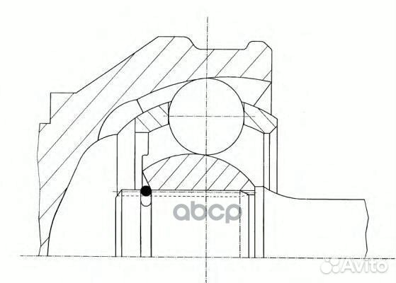 Шарнирный комплект 304327 GKN (Loebro)