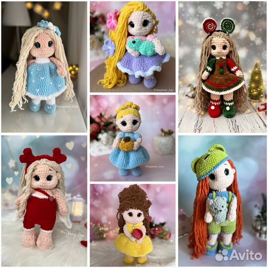 Кукла вязаная ручная работа