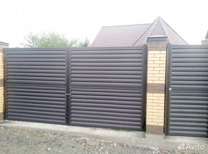 Забор под ключ. Штакетник, Жалюзи