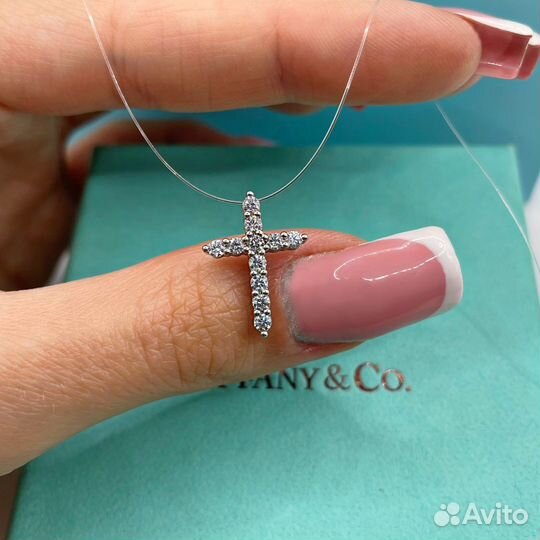 Крестик на леске Tiffany&Co