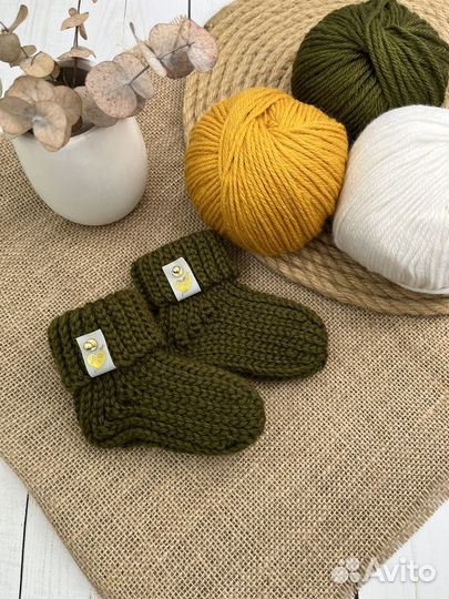 Носочки вязаные