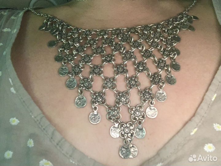 Колье монисто серьги бохо винтаж