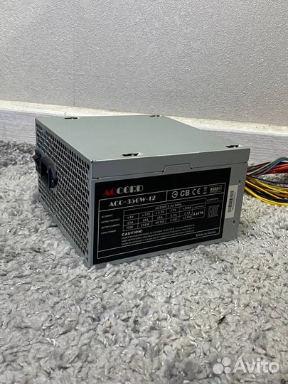 Блоки питания - Accord acc-350w-12 (4/8 pin, 6 pin