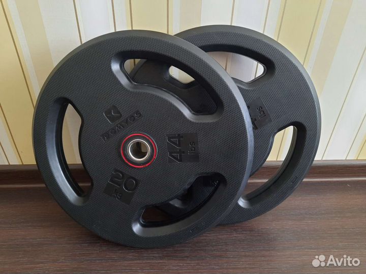 Диски (блины) для штанги 28мм по 20кг