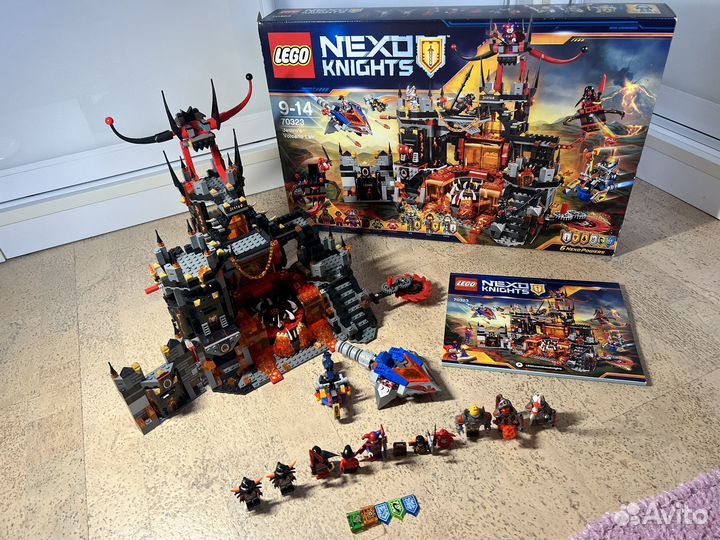 Lego nexo knights 70323 вулканическая база Джестро