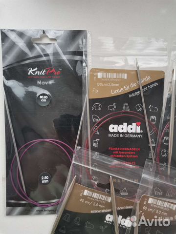 Круговые/сменные спицы addi /knitpro/в