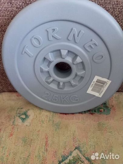 Блины Torneo для штанги 2.5 кг