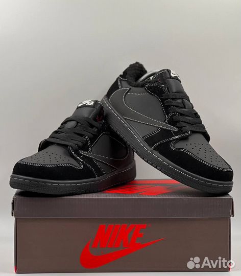 Nike Air Jordan 1 Low Travis Scott Phantom (с мехо