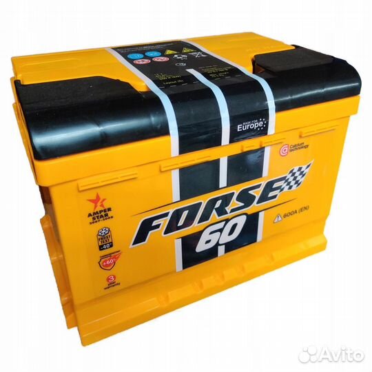 Аккумулятор Forse 60 Ah для LADA Vesta +доставка