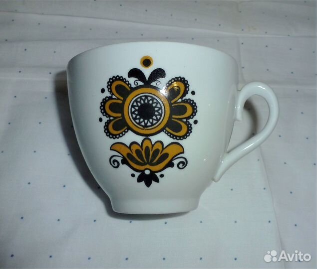 Фарфоровая чашка Полтавский фз СССР Винтаж