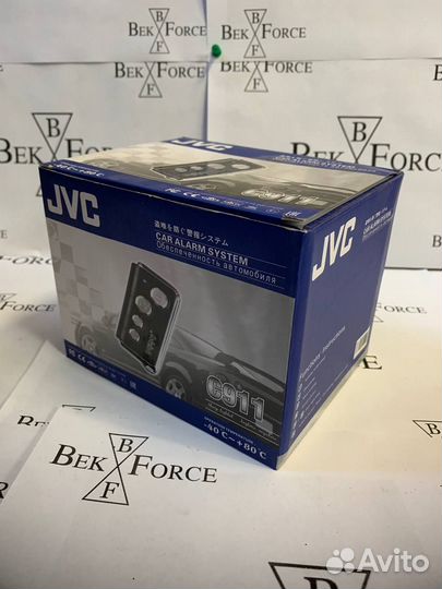 Авто сигнализация JVC 911 два пульта с установкой