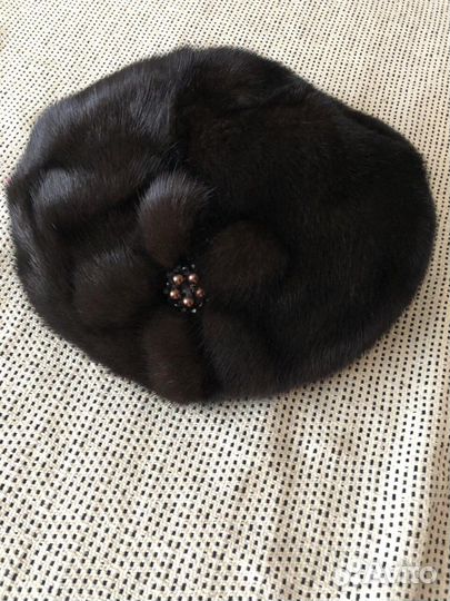 Берет норковый
