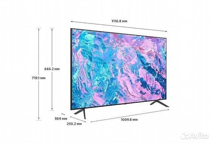Телевизор SMART tv Samsung UE50CU7100U 50 4K UHD