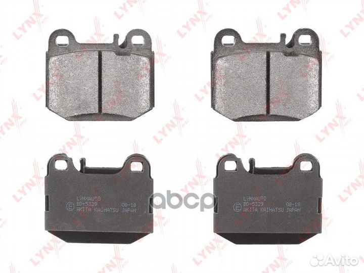 Колодки тормозные дисковые зад BD5329 lynxauto