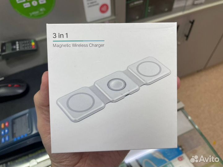 Беспроводная зарядная раскладушка MagSafe 3 в 1