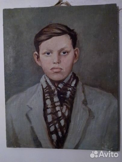 Картина портрет немецкого мальчика
