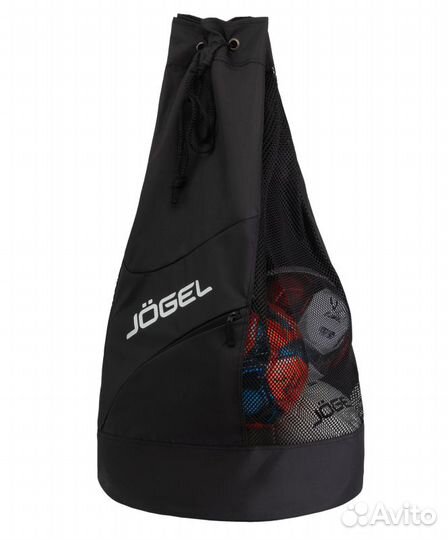 Сетка для мячей team Ball Bag, черный, Jögel