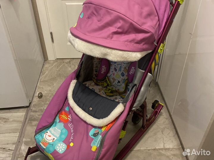 Санки коляска nika kids
