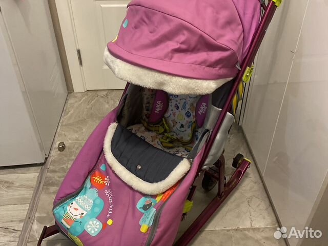 Санки коляска nika kids