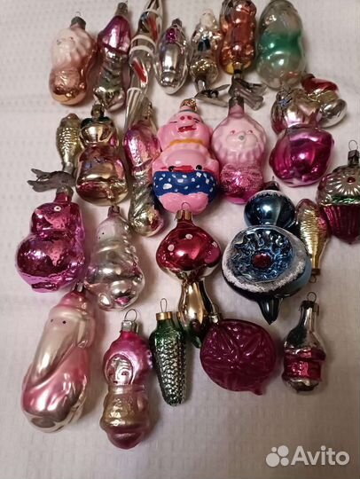 Елочные игрушки СССР одним лотом