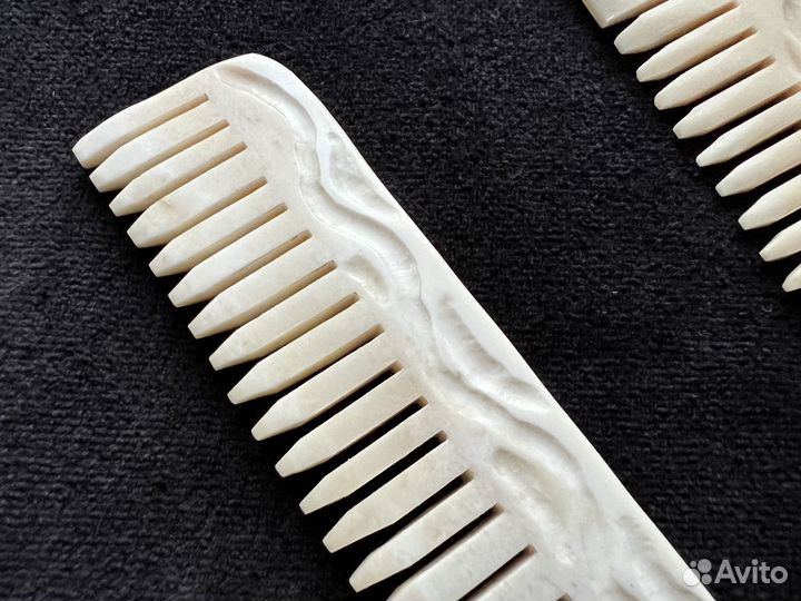 Расческа из кости лося ручная работа