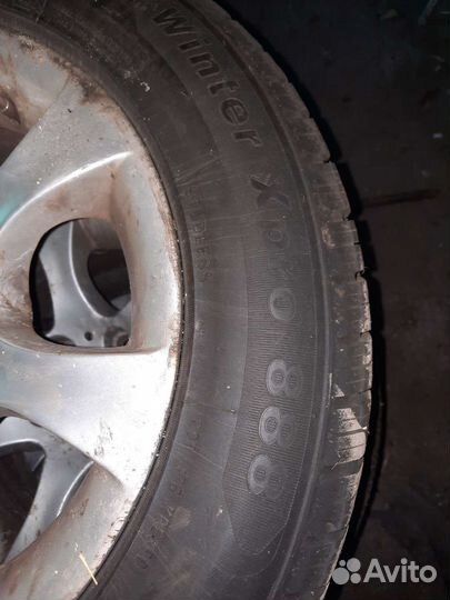 Литые диски с резиной на BMW r16