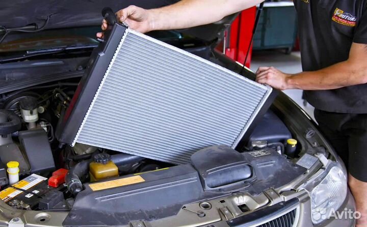 Замена радиатора BMW X6 I Рест.2012-14