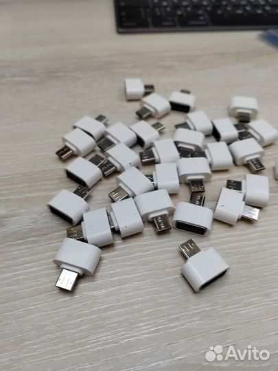Переходник адаптер OTG, Micro Usb (30 штук)