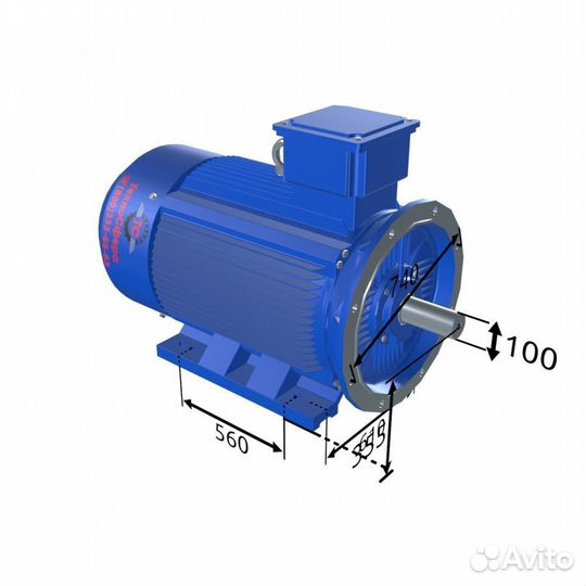 Электродвигатель аир 355MLA10 (160кВт/600об.мин)