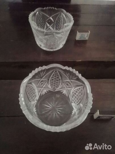 Салатник хрустальный