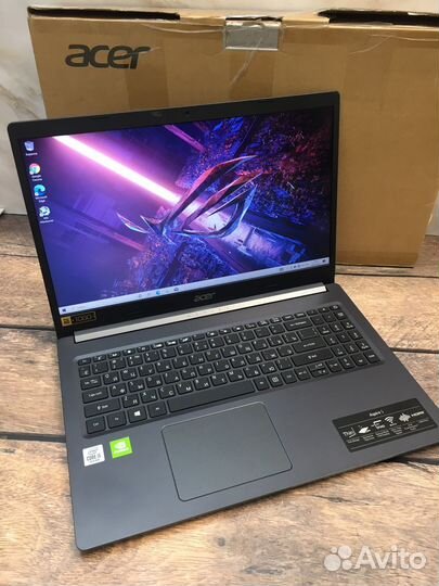 Игровой acer intel i5 10Gen - 4.1gz, nvidia mx250