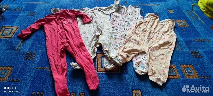 Пакет вещей для девочки 80-86