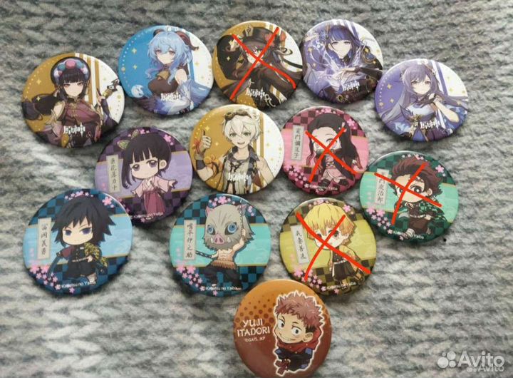 Значки аниме