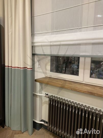 Шторы римские двойные