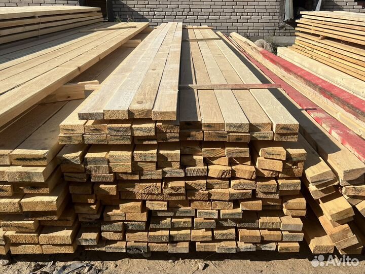 Доска обрезная 1 сорт 40х100х6000