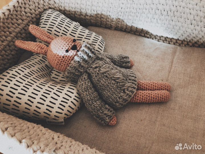 Вязаная люлька колыбель