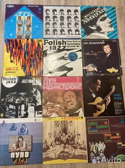 Виниловые пластинки большие