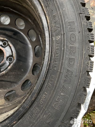 Колёса Nokian Nordman 5 зима 205 55 R16 VW Golf