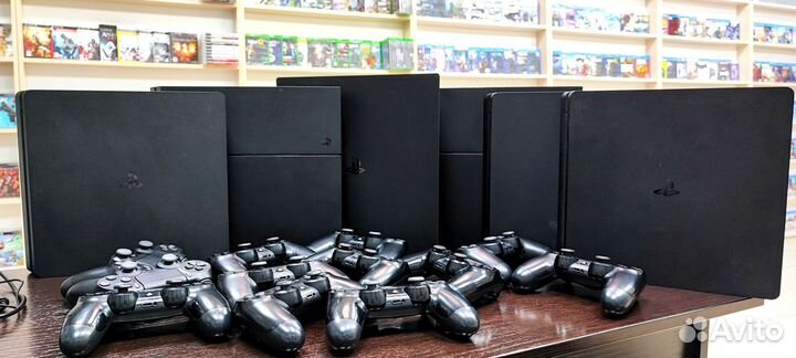 Игровые приставки Sony PlayStation 4 slim,фат ps4