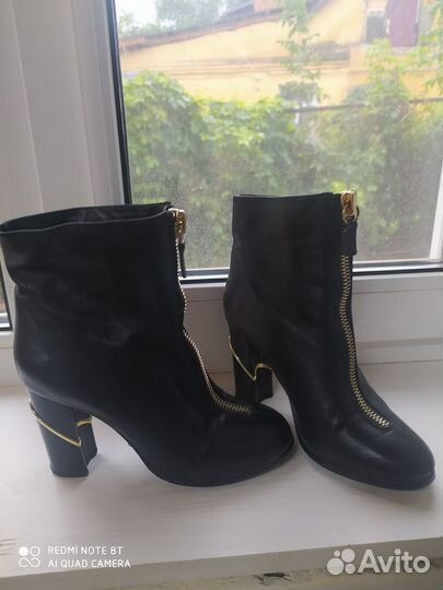 Ботильоны из натуральной кожи 37 размер