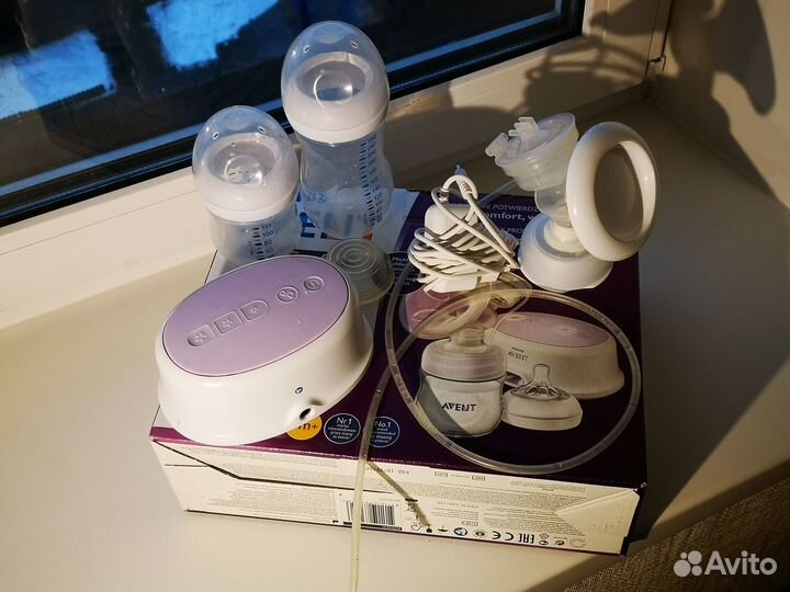 Молокоотсос avent электрический