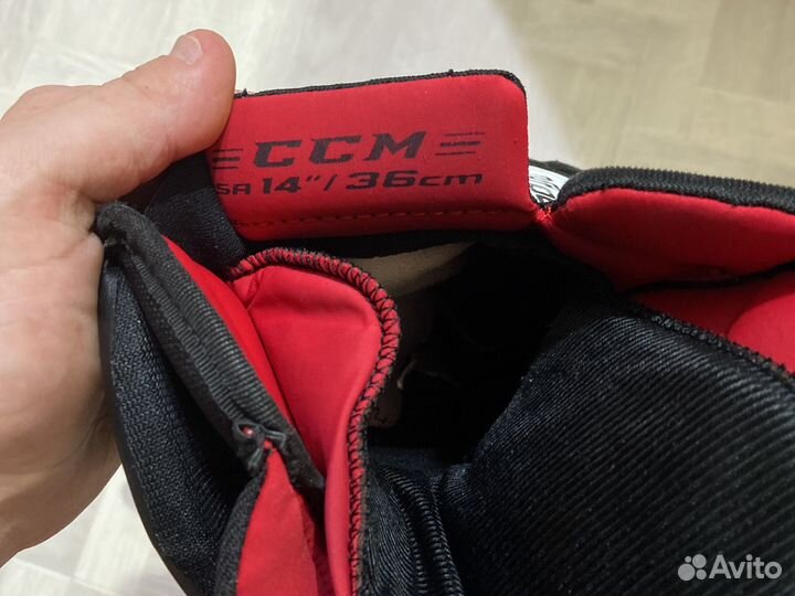 Краги хоккейные размер 14 ссм