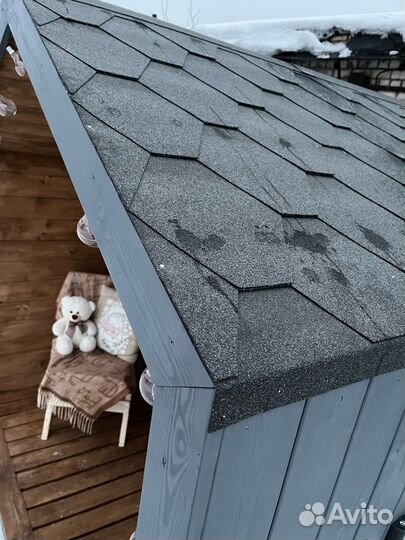 Детский домик в стиле барнхаус,уличный